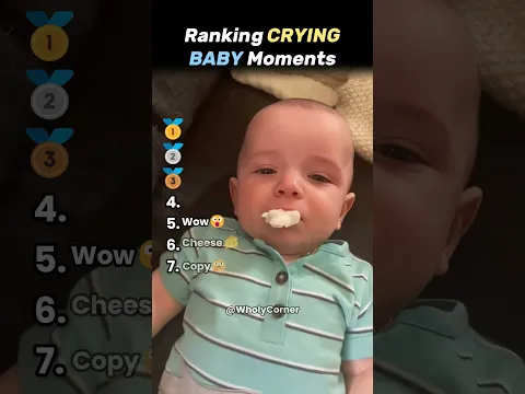 Ranking CRYING BABY Moments 😂 #shorts