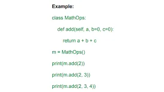 28 2 Method Overloading Python-style Example