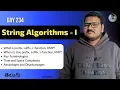 String Algorithms in Telugu Prefix Suffix Z-Function KMP Explained Python DSA srkcodes