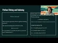 python data basics class 1 part 4 python indexing and slicing