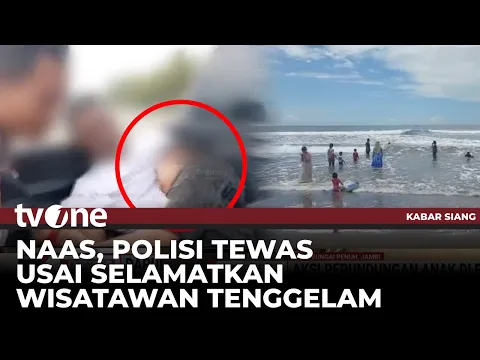 Polisi Tewas Usai Selamatkan Wisatawan Tenggelam di Pantai Pangandaran