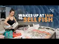 Lagu Female dental assistant turned fishmonger: She runs a market stall solo