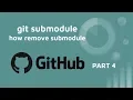 git submodule tutorial - how to remove submodule
