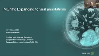 2021 Viromics Workshop day 3 Virus Databases MGnify from ENA