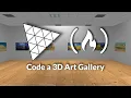 Code a Virtual 3D Art Gallery - Three js JavaScript Tutorial Code-a-Long