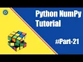 Python NumPy Tutorial Zipf Distribution Part-21 Python
