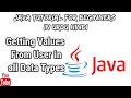 Taking Input From User In Java Beginners Tutorial
