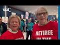 2026 NYSUT RA Annual Retiree Flash Mob Smashes Through