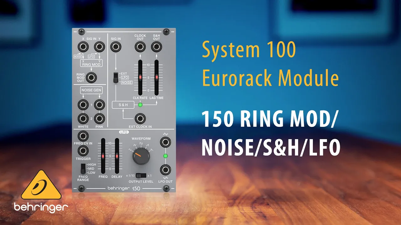 Behringer System 100 – 150 RING MOD NOISE S&H LFO Eurorack Module