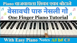 how to learn fast vesavchi paru nesli go piano tutorial piano notes