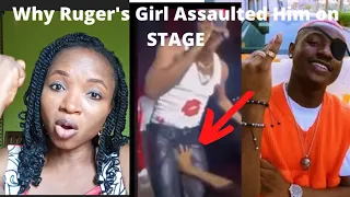 female fan grab rugers d ck on stage and he grabs see gobe 