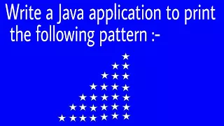 print triangle pattern in java Pattern program in java Knowledge Light