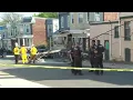 Driver flees crash scene after hitting homes utility poles in Wilmington Delaware