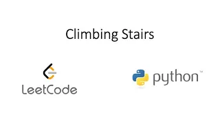 Leetcode - Climbing Stairs Python