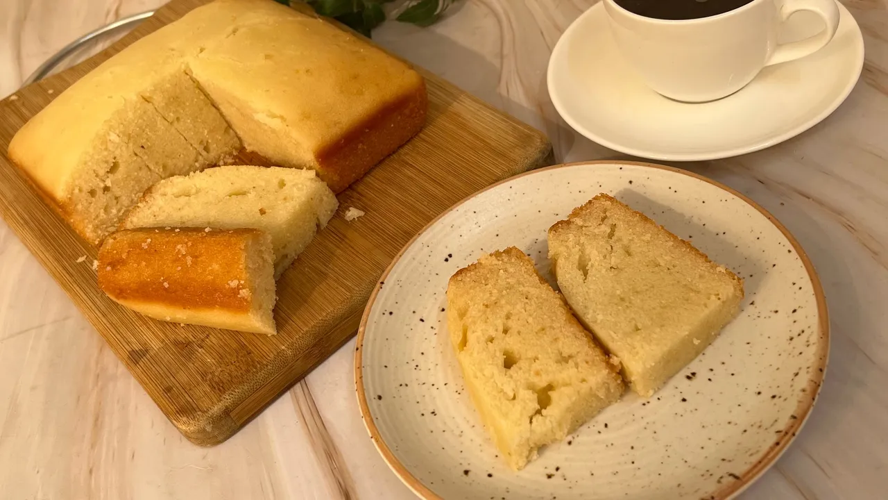 Super Soft Hot Milk Cake Without Eggs,             ,Vanilla Cake