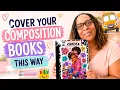 Turn a Plain Composition Book Into a Custom Notebook - Without Bubbles or Wrinkles