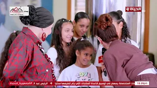 سوزان نجم الدين ترسم البسمة على وجوه الأطفال في دار الأيتام بكلام ومواقف مؤثرة