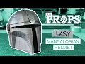Easy DIY Cardboard MANDALORIAN Helmet FREE TEMPLATES