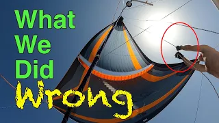 How NOT to Douse a Parasailor. E55