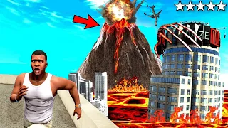 Download BIGGEST Volcano Destroys LOS SANTOS In GTA 5 - GTA V Volcano Island MP3