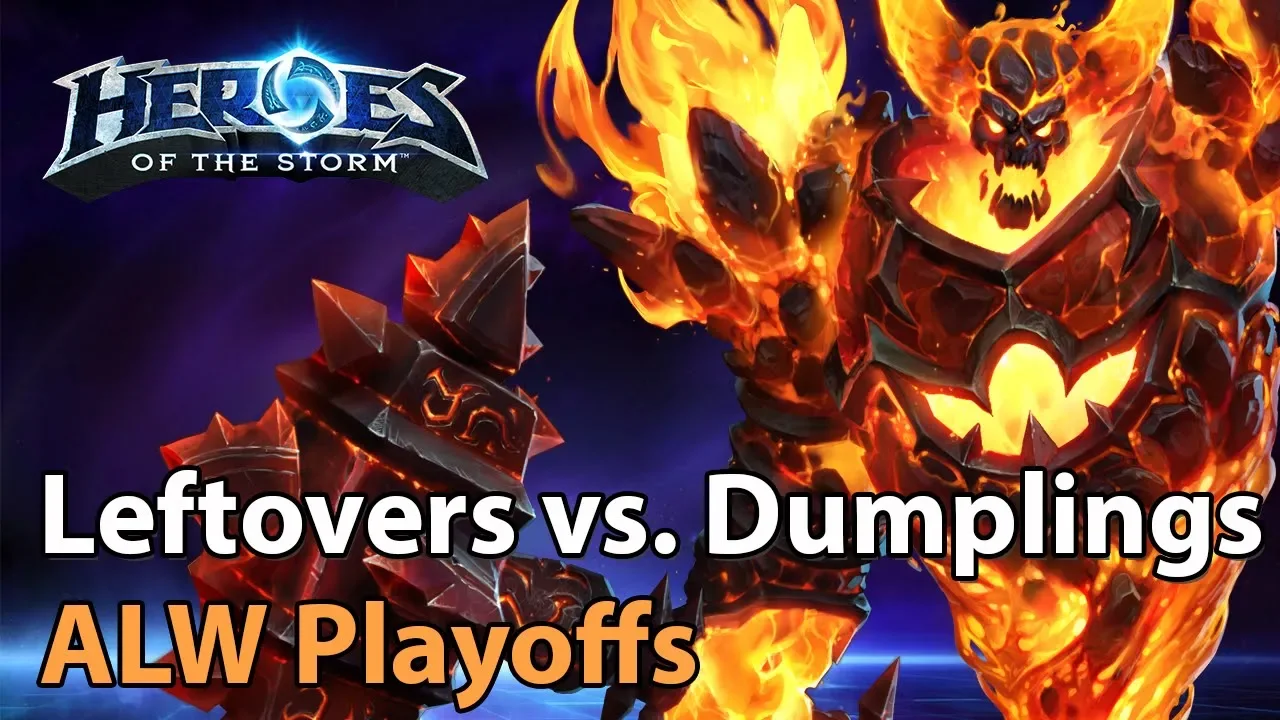 ► Heroes of the Storm: Leftovers vs. Vegan Dumplings - ALW Playoffs