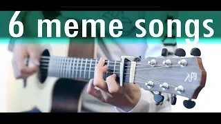 Download TOP 6 MEME SONGS ON GUITAR (part 1) MP3