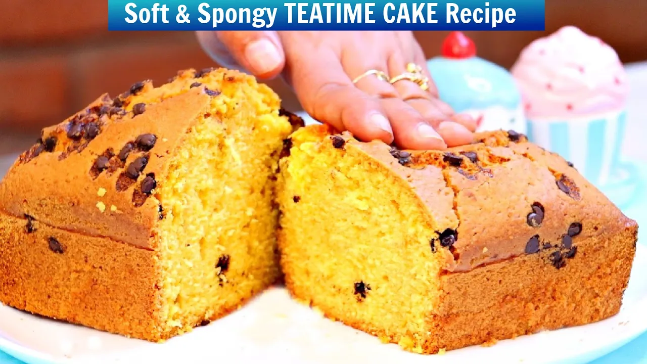 Soft & Spongy TEATIME CAKE Recipe   How To Make CAKE at HOME   CookWithNisha