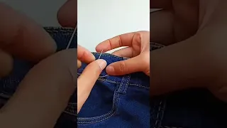 طريقة تضييق الجينز من الخصر 