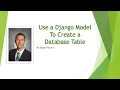 Django 3 Python Models Tutorial - Create Tables Without SQL