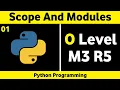 Scope and Modules Python Programming O Level M3-R5 Part 01 mrystudyofficialchannel