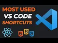 VS Code Shortcuts - Every Developer Must Know