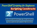 Module 08-Lesson 2 Scripting Constructs to Perform Complex Task ForEach If Else Switch Loop
