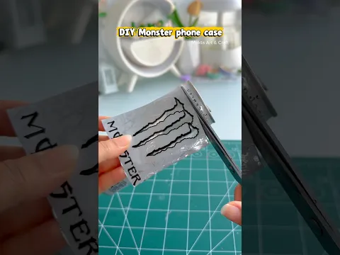 DIY Monster phone case 😍✨#shorts #art #diy #craft #youtubeshorts