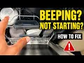 Bosch Dishwasher Not Starting Beeping - How To Fix
