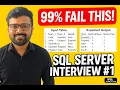 SQL Server Complex Interview Question Series - Find Total Matches Played Matches Won Tied and Lost