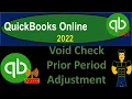 Void Check Prior Period Adjustment 1280 QuickBooks Online 2022