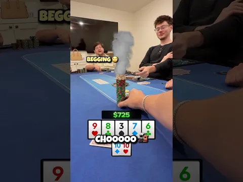I Was Begging For a Call… 🙏🏽 #poker