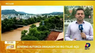 Governo de SC autoriza dregagem do Rio Itajaí-Açu