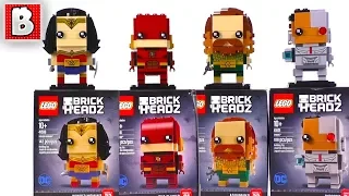 All LEGO Justice League BrickHeadz so far! | Wonder Woman | Flash | Aquaman | Cyborg - REVIEW