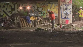 Homeless encampment in New Haven dismantled numerous residents displaced