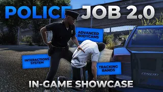 police job v2 full law enforcement script for fivem esx qbcore u0026 qbox arrests pursuits