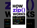 Never Forget Python zip Again