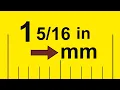 How to Convert 1 Inches to Millimeters