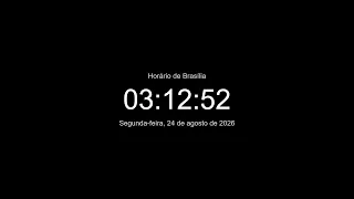 AO VIVO Relogio Hora Atual em Brasilia Relogio em Tempo Real Que Horas Sao Agora