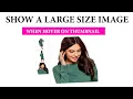 Show a Large Size Image When Hover On Thumbnail With Javascript