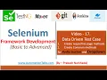 Selenium Framework-Basic - 17 Data Driven Test