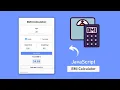 How to make BMI calculator with HTML CSS and JavaScript