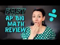 All the math you need to know for the AP Biology exam in 17 min - FAST AP Bio Math Review Updated