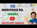 How To Fix INSECURE MIXED CONTENT SSL Errors on WordPress In 2021 Tutorial
