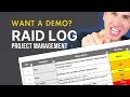 How to Use RAID Log in REAL-LIFE Project Template
